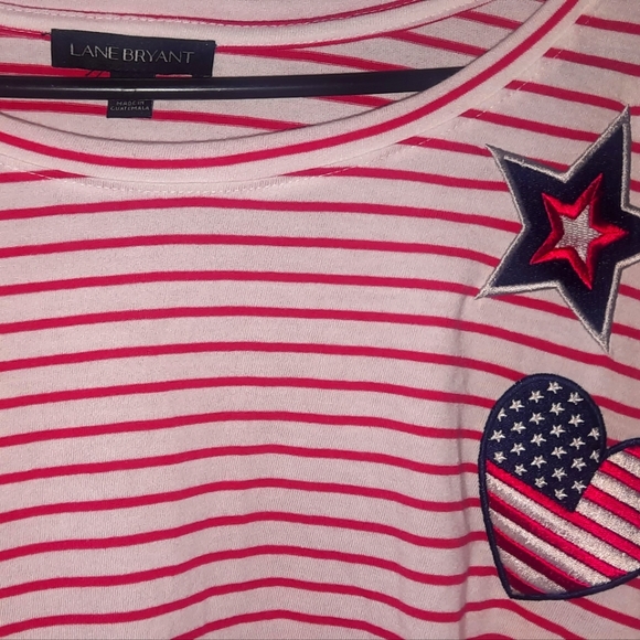 Lane Bryant 4th July shirt - Picture 2 of 2